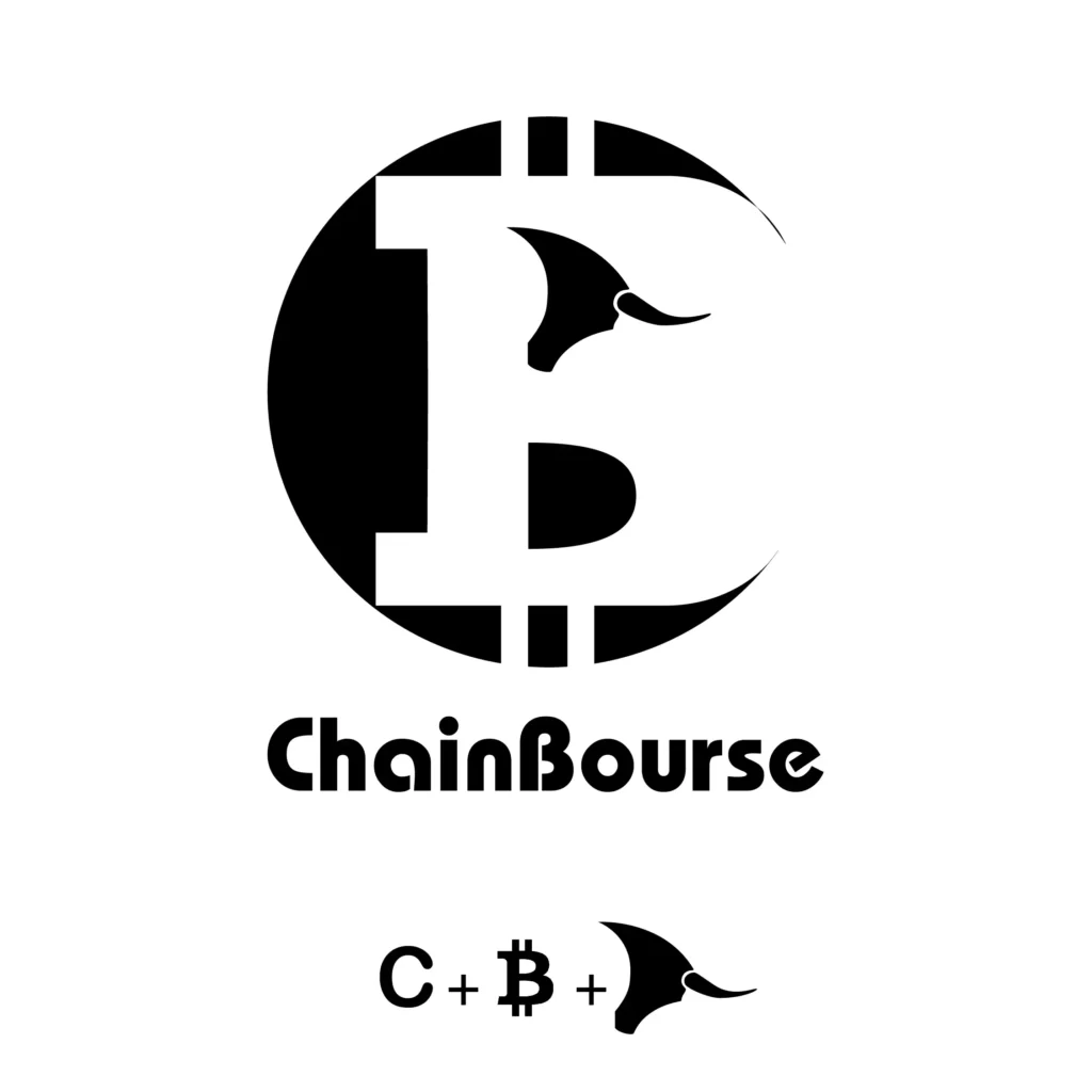 لوگو(نماد) مفهومی chain bourse