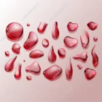 وکتور قطره آب قرمز