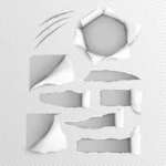 طرح لایه باز پارگی کاغذ