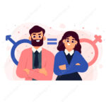 وکتور تساوی حقوق زن و مرد